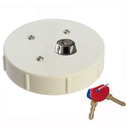 ADI PVC 150mm Lockable Cap to suit Lock Focus RV Range Retrofit Kit 2 including Ring