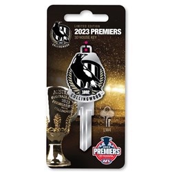 CMS LW4 Key Blank AFL Premiers 2023 Collingwood Magpies