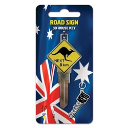 CMS 3D AUS KEY LW4 ROAD SIGN