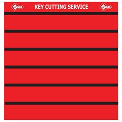 Silca corflute backing board, small size, plain, without key range marked, 650 x 650, for 84-hook frame