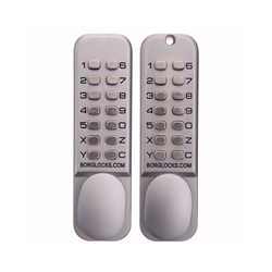 Borg Mechanical Digital Door Lock with Knob Back to Back Keypads Satin Chrome - BL2020SC