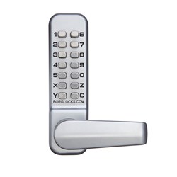 Borg Part 2000 Series Lever Keypad Satin Chrome - BL2301KSC