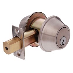 BRAVA Metro Deadbolt 60mm Backset Double Cylinder Satin Stainless Steel - BP210LISSS