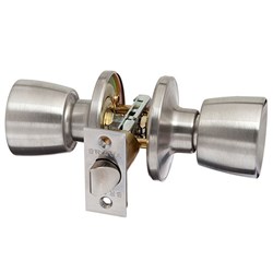 BRAVA Urban Tiebolt Tulip Privacy Knob Set with Adjustable 60/70mm Backset Satin Stainless Steel BRT6610B - BRT6610B