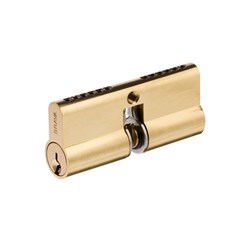 BRAVA Urban Trilock Cylinder LW5 Profile KD Polished Brass - BRUTRILOCKLW5PB