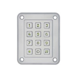 NIDAC PROVE RUGGED KEYPAD WITH ILLUMINATED KEYS