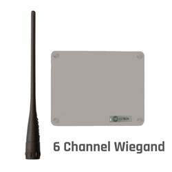 CS Technologies 6 Channel RF Reciever, Wiegand, IP65 Housing