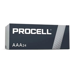 DURACELL PROCELL BATTERY 1.5V AAA PKT=24