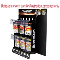 ENERGIZER DISPLAY STAND 265 (W) x 357 (H) x140 mm (D)