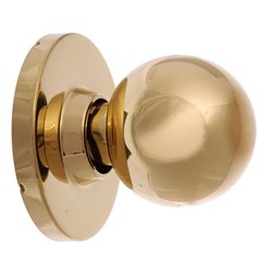 BRAVA Metro EA Series Dummy Knob with Bolt Through Fixings Polished Brass - EA3175PB