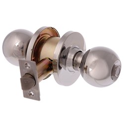 BRAVA Metro EA Series Privacy Knob Set 70mm Backset Polished Stainless Steel - EA3830PSS70