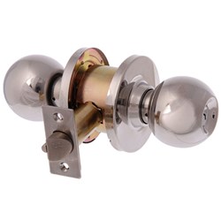 BRAVA Metro EA Series Storeroom Knob Set 60mm Backset Polished Stainless Steel - EA3862PSS60