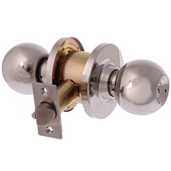 BRAVA Metro EA Series Storeroom Knob Set 70mm Backset Polished Stainless Steel - EA3862PSS70