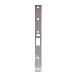 BDS Extended Face Plate for Lockwood Selector 3782 Short Backset Lock Timber Fix 260x25x3mm - FP3782EXT