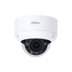 Dahua WizSense Series 8MP TiOC 2.0 Active Deterrence Dome Network Camera with 2.7-13.5mm Varifocal Lens, IP67 and IK10 - DH-IPC-HDBW3849R1-ZAS-PV