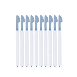 Cable Tie Clips, White, Bag of 200
