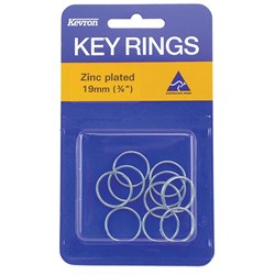 KEVRON KEYRINGS ID1040 16MM ZP Pkt=10