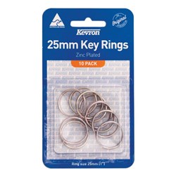 KEVRON KEYRINGS ID1042 25MM ZP Pkt=10