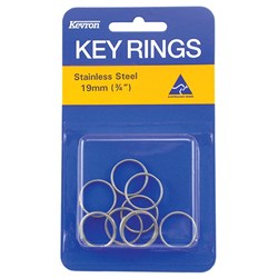 KEVRON KEYRINGS ID1045 19MM SS Pkt=10