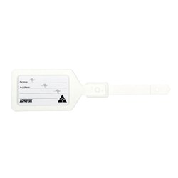 KEVRON LUGGAGE LABEL ID4 WHT Pkt=25