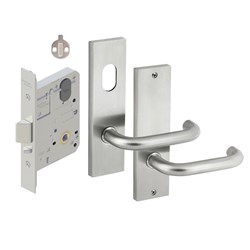 Dormakaba MS2602 Classroom Lock Kit with 6600 Square End Plate Furniture and Cam - KIT6T MS2602 6600/30 6606/30 Cam KZ