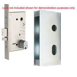 BDS Lock Box to suit Gainsborough 3440 with Cylinder & Spindle 60mm Backset 82x200x30mm - LB19