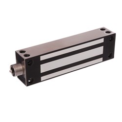 LOX Electro Magnetic Lock 630kg Weather Resistant S/Steel Monitored incl. Anti-Tamper Plate