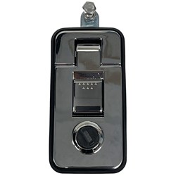 Lock Focus Large Rectangular Pop Lock Compression Latch Bright Chrome Retail Pack - AR/2406/PH/3
