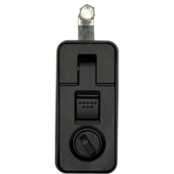 Lock Focus Large Rectangular Pop Lock Compression Latch Black Retail Pack - AR/2406/PH6