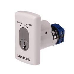 LIW KEY SWITCH OVAL 3 SPRING RETURN OPEN/CLOSE