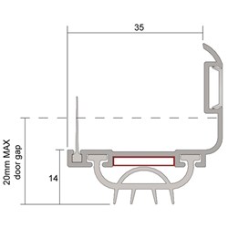 INTEGRITY UPGRADE SEAL FDBU20 x820MM CA