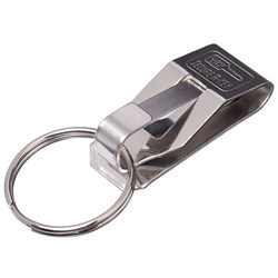 Lucky Line Secure-A-Key Clip On Belt Clip in SS Card of 1 - 40401