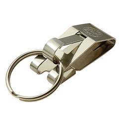 Lucky Line Secure-A-Key Slip On Belt Clip in SS Card of 1 - 40501