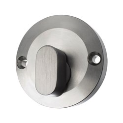 Lockwood Furniture 1360 Series Round Rose Turnsnib Satin Chrome - 1367/INSC