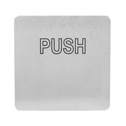 LOCKWOOD PUSH PLATE 20207FNSS