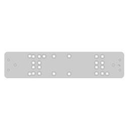 LOCKWOOD MOUNT PLATE 2615-180 SIL suits 2615 CLOSER ONLY