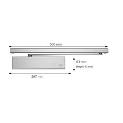 LOCKWOOD CLOSER 2615DA SSS CAM ACTION DOOR CLOSER