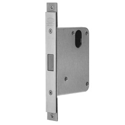 Lockwood Synergy Mortice Deadbolt for Secure Area Wide Aluminium Stile 60mm Backset Satin Chrome - 35791AFSC