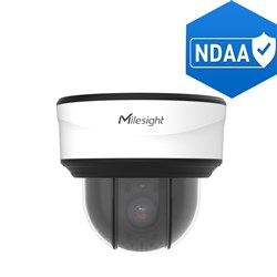 Milesight AI PTZ Series 2MP Dome Network Camera with 23x Optical Zoom, Auto-Tracking and NDAA Compliant, IP66 and IK10 - MS-C2971-X23RPE