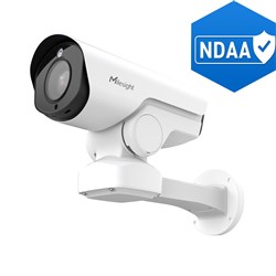 Milesight AI PTZ Series 5MP Mini Bullet Network Camera with 12x Optical Zoom, 5.3-64mm,NDAA Compliant,Auto-Tracking, IP66 - MS-C5361-X12PE