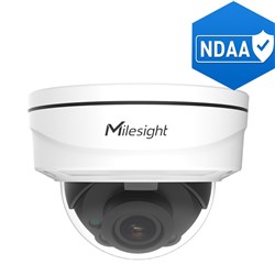 Milesight AI Pro Series 5MP Dome Network Camera with 2.7-13.5mm Varifocal Lens, NDAA Compliant, IP67 and IK10 - MS-C5372-FPE
