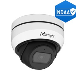 Milesight AI Mini Series 5MP Mini Dome Network Camera with Junction Box and 2.8mm Fixed Lens, NDAA Compliant, IP67 and IK10 - MS-C5375-PD/J