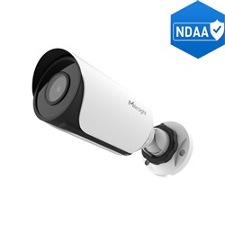 Milesight AI Mini Series 8MP Mini Bullet Network Camera with 4mm Fixed Lens, NDAA Compliant, IP67 and IK10 - MS-C8163-PA