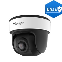 Milesight AI Panoramic Series 8MP 180-Degree Mini Dome Network Camera with 1.68mm Fixed Lens, NDAA Compliant, IP67 and IK10 - MS-C8176-PE