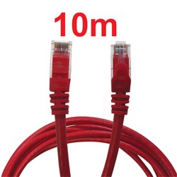 Neptune Cat6 Patch Lead, 10m, Red