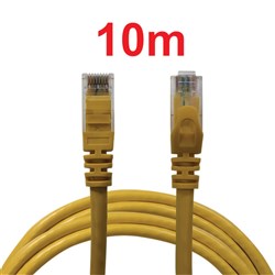 Neptune Cat6 Patch Lead, 10m, Yellow