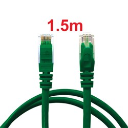 Neptune Cat6 Patch Lead, 1.5m, Green