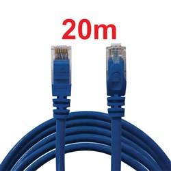 Neptune Cat6 Patch Lead, 20m, Blue