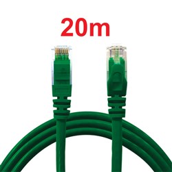 Neptune Cat6 Patch Lead, 20m, Green