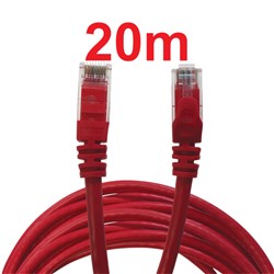 Neptune Cat6 Patch Lead, 20m, Red